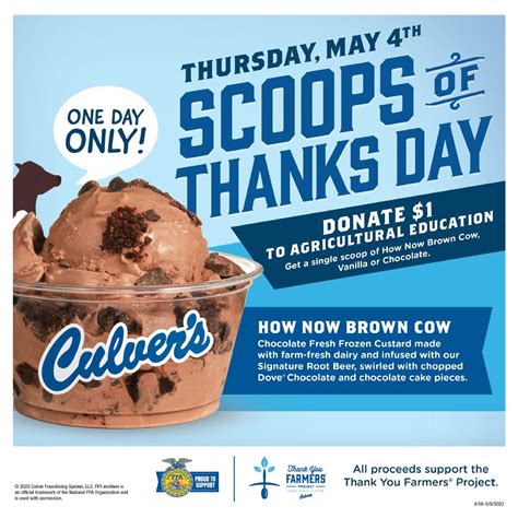 Salted Caramel Pecan Pie. Salted Double Caramel Pecan. Snickers Swirl. Strawberry Chocolate Parfait. Turtle. Turtle Cheesecake. Turtle Dove. Served in a cone, dish or pint-Select your nearest Culver's® location to find out which frozen custard ice cream flavor is the special Flavor of the Day!. 