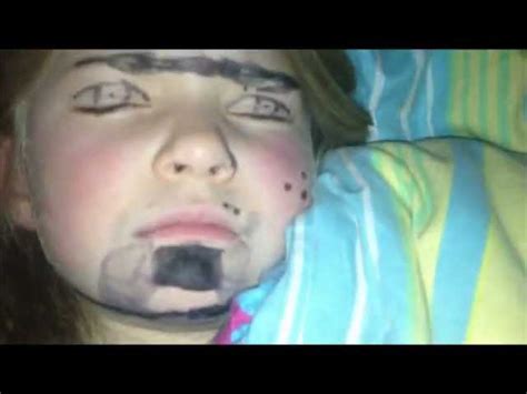 Cumed on sleeping mom face.  50,242 cums on face while sleeping FREE vide...