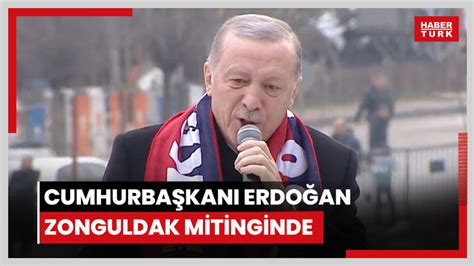 Cumhurbaşkanı Erdoğan'dan Zonguldak'ta petrol ve doğalgaz mesajı - Karadeniz doğalgazının 25 m3'lük bölümü Nisan ayına kadar ücretsiz