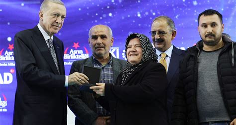 Cumhurbaşkanı Erdoğan, Şanlıurfa’da afet konutları dağıtım törenine katıldı