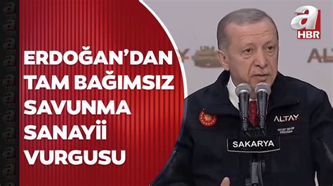Cumhurbaşkanı Erdoğan: “Savunma sanayi yatırımlarını deprem bölgesine aktaracak proje hazırladık”