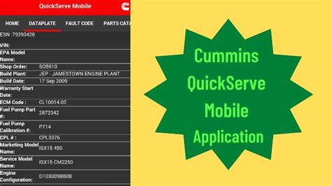 Cummins 1993 code.  Cummins QuickServe Online.  It will be necessary to run the ...