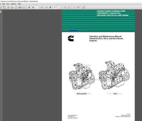 Cummins b3 9 b5 9 b series motore officina manuale di riparazione. - Statistics principles and methods johnson manual.