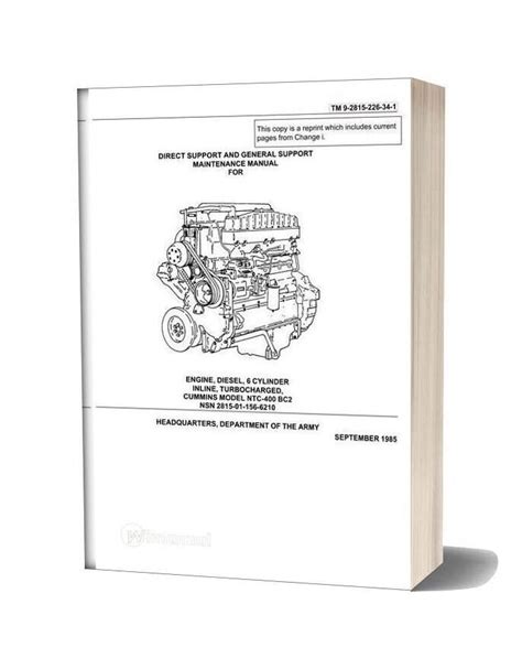 Cummins engine diesel model ntc 400 bc2 service manual. - Técnica legislativa del código civil argentino.