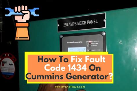 Cummins generator fault code 1434.  May 28, 2025 · Understanding Cummi...