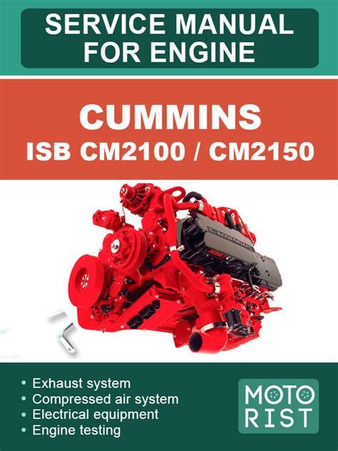 Cummins isb cm2100 cm2150 engine service repair manual. - 49cc 2 stroke engine repair manual.