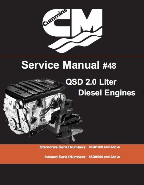 Cummins mercruiser qsd 2 0 diesel engines factory service repair manual. - Motores detroit diesel serie 149 manual.