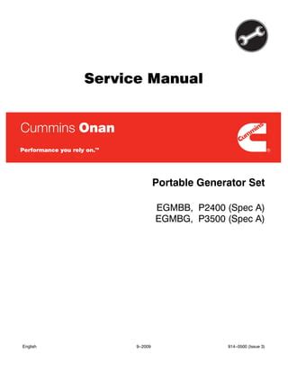 Cummins onan egmbb p2400 and egmbg p3500 spec a generator service repair manual instant. - Paul wilmott introduces quantitative finance solutions manual.