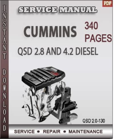 Cummins qsd 2 8 and 4 2 diesel engines factory service repair manual download. - Gunstige und ungustige selbstdarstellung gegenuber verschiedenartigen rezipienten.
