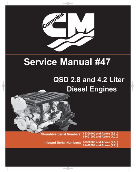 Cummins qsd 2 8 and 4 2 diesel engines workshop service repair manual. - Inventaris van het archief van dr. ir. s.l. louwes, 1889-1953 over de jaren 1934-1953.