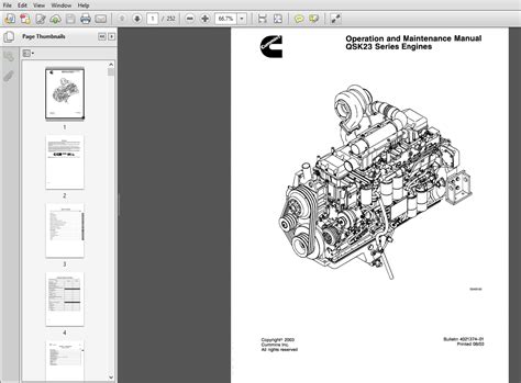 Cummins qsk23 engine operation and maintenance manual. - Prentice hall chemistry guided and study.