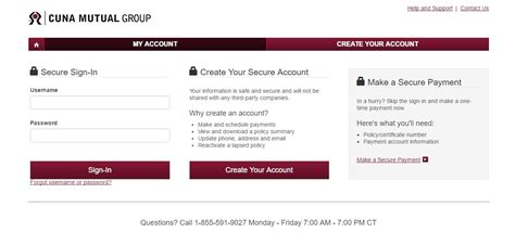 Cuna login. CUNA Mutual Group is the marketing name for CUNA Mutual Holding Company, a mutual insurance holding company, its subsidiaries and affiliates. Coverages available through CUNA Mutual Group’s Collateral Protection program are underwritten by CUMIS Insurance Society, Inc., a member of CUNA Mutual Group. 