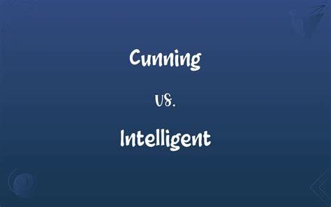 Cunning vs Con - What