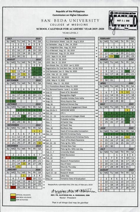 The CUNY academic calendar provides a unified view of university date