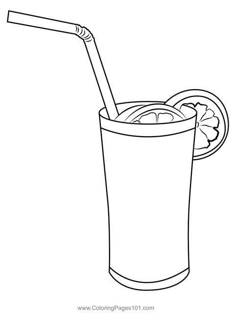 Cup Coloring Shee