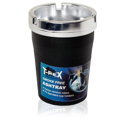 This item: Ash Cup, Convenient Portable Car Ash Tray Cup Holder with Blue LED Light, Stainless Steel Smokeless Ashtray Detachable with Lid, for Office for Car(Black) $11.09 $ 11. 09. Get it Apr 18 - May 2. In Stock. Ships from and sold by Minsure-US. +