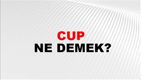 Cup ne