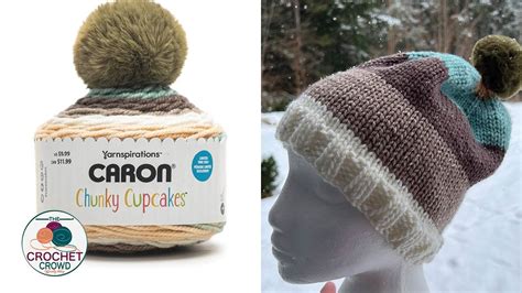 Cupcake yarn hat pattern. 5 mm / US 9 Yarn In Pattern: Caron Chunky Cupcakes...
