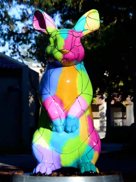 Cupertino Rabbit Project leaps into action with unveiling of 12 sculptures