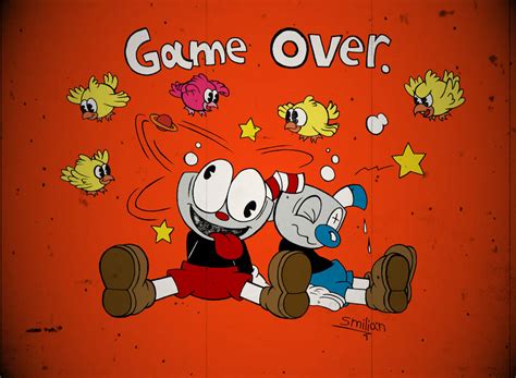 Cuphead Game Over Screen by sav8197 on DeviantArt