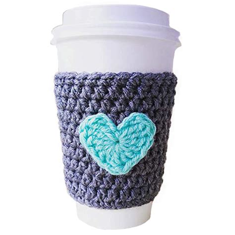 Cupsleeve. Make your travel coffee cup extra special with this cross rows coffee cup cozy. This free pattern is easy and fun to make. Follow the instructions for a 12-ounce/340 ml cozy, using a 5mm (h) hook & 100% cotton Aran/worsted weight yarn. Perfect for a last-minute gift or to add some personality! 