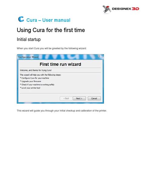 Cura 3 manual pdf.  The configuration .  Cura-User-Manual.  Download resources about firmware...
