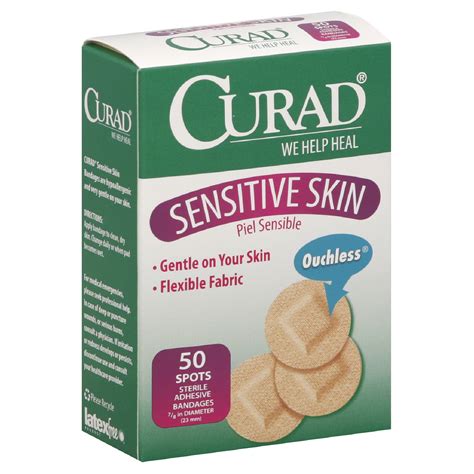 Curad - 10 CT. 3" x 4". Item # CUR47148NRB. UPC # 080196300207. Sterile. A great solution for draining wounds, CURAD® Non-Stick Pads with Adhesive Tabs – 10 CT applies directly to areas still experiencing significant discharge. Their cotton/polyester blend prevents them from sticking to healing wounds, while the strong adhesive tabs effectively hold ...