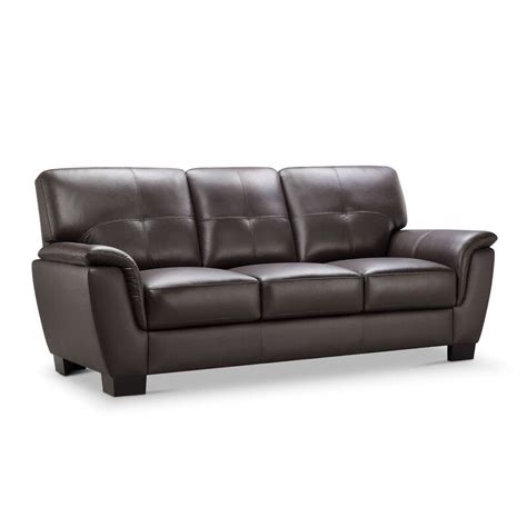 Curan Leather Sofa Wayfair