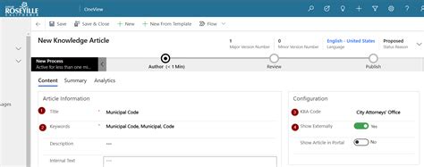 Cureatr Setup OneView Knowledge Base