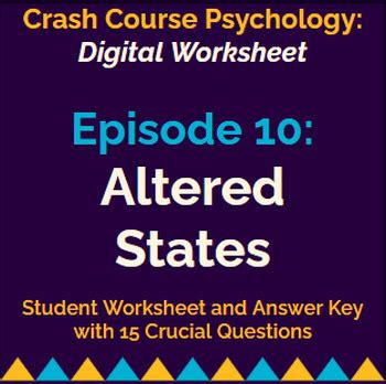 Curiosity Stream Altered States Crash Course Psychology 10
