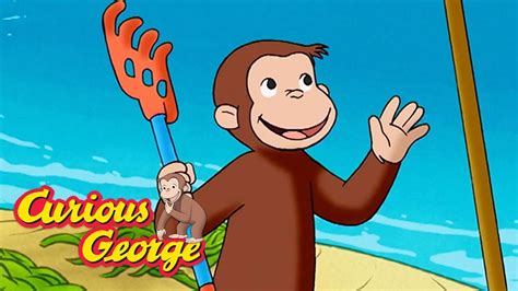 Curious George 🏖 George Goes to the Beach 🏖 Kids ... - YouTube