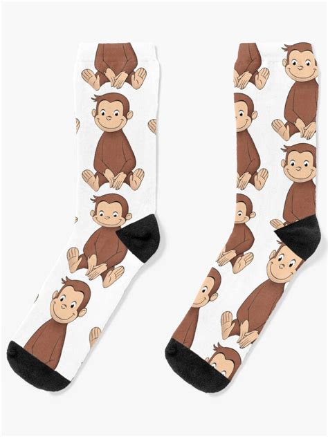 Curious George Socks - Etsy UK