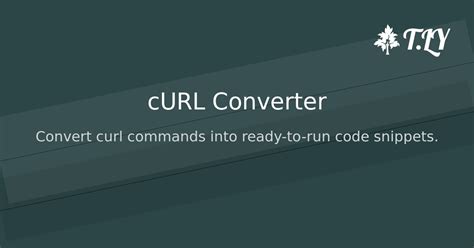 Curl converter python. js Fetch, PHP cURL, and Go. 12.  - ofw/curlify Ut...