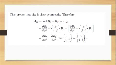 Curl of a tensor.  71 of Dalarsson&rsquo;s Tensors, Relativity and Cosmology 10.  They are...