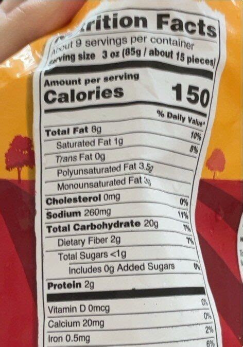 Curly Fries Nutrition Facts • MyFoodDiary®