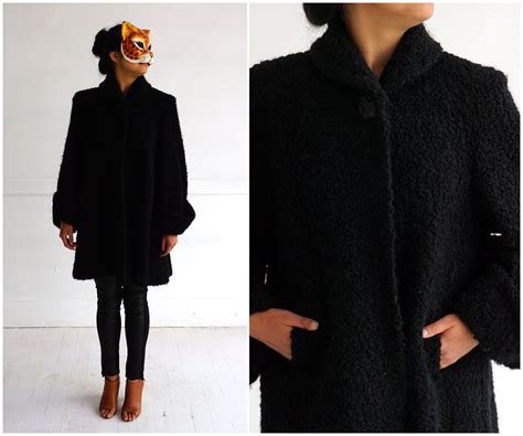 Curly Lambswool Coat - Etsy