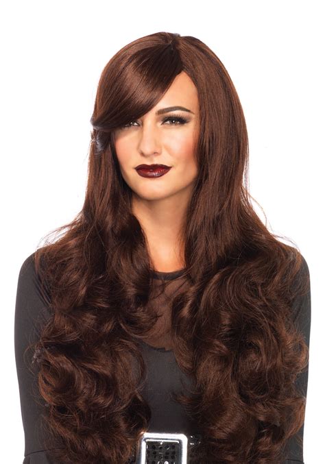 Curly Long Hair Costume Wig - Brown - One size fits all