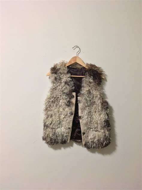 Curly Wool Vest - Etsy