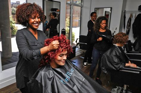 Curly hair salon. If you're graced with curly hair, you may feel cursed in the search for a stylist who knows how to show off your tresses in all their glory. Trust your hair to ... 