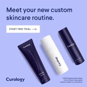 Curology free trial. But even with prescription-grade ingredients, the cost of Curology’s custom cream compares with OTC products, starting at just $29.95 a month. You and your Curology provider can tweak ingredients and concentrations over time as your skin needs and goals change — in other words, come for the acne treatment, stay for age-defying … 