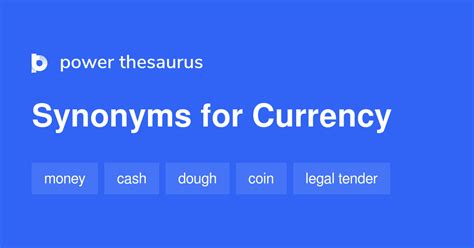 Currency Synonyms: 29 Synonyms and Antonyms for Currency ...