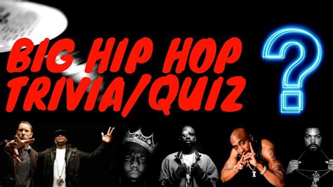 Current Hip Hop Quiz Rap Trivia