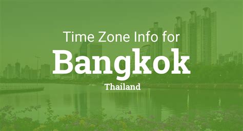 Current Local Time in Bangkok, Thailand - Time and Date