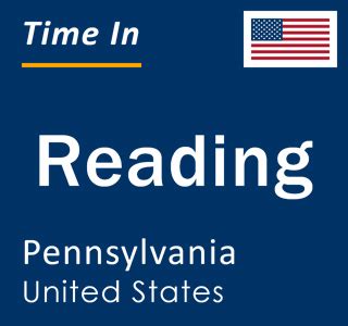 Current Local Time in Reading, Pennsylvania, USA