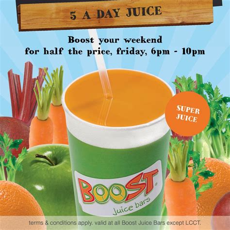 Current Promotions - Booster Juice