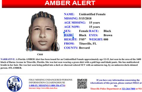 Current amber alert in florida.  Note: Only law enforcement agencies can request...