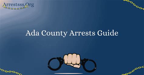 Current arrests ada county.  Some charges are not eligible for bail.  V...