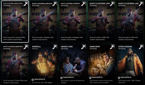 Current burn cards list r/Back4Blood