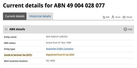 Current details for ABN 84 146 334 732 ABN Lookup - business