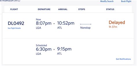 Current flight status for Delta Air Lines DL 1662 FLIO